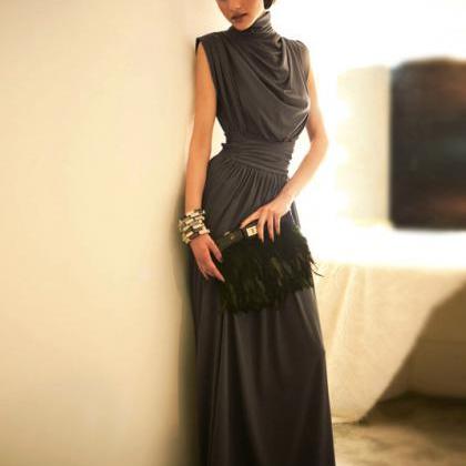 Loose Low-key Luxury Long Evening Dress Plus Size..