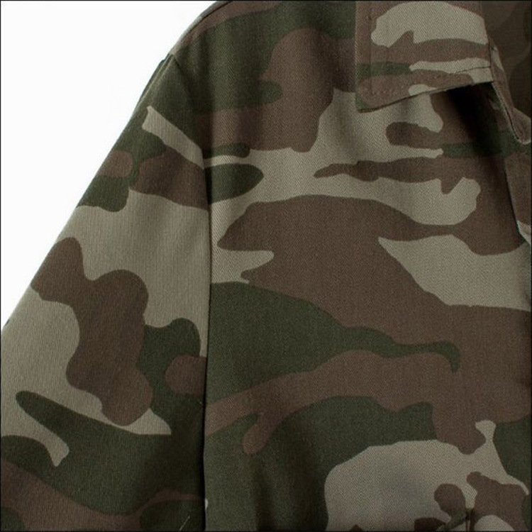 Camouflage Uniform Shirt With Long Sleeves Spring Fashion on Luulla